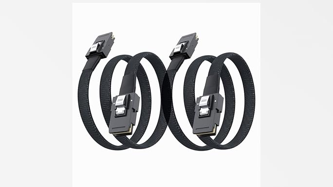 LSIロジック LSI00313 / ホスト側L字型 SFF8087 ケーブル 1m CBL-RA8087-10M LSIロジック LSI00313 / ホスト側L字型 SFF8087 ケーブル 1m CBL